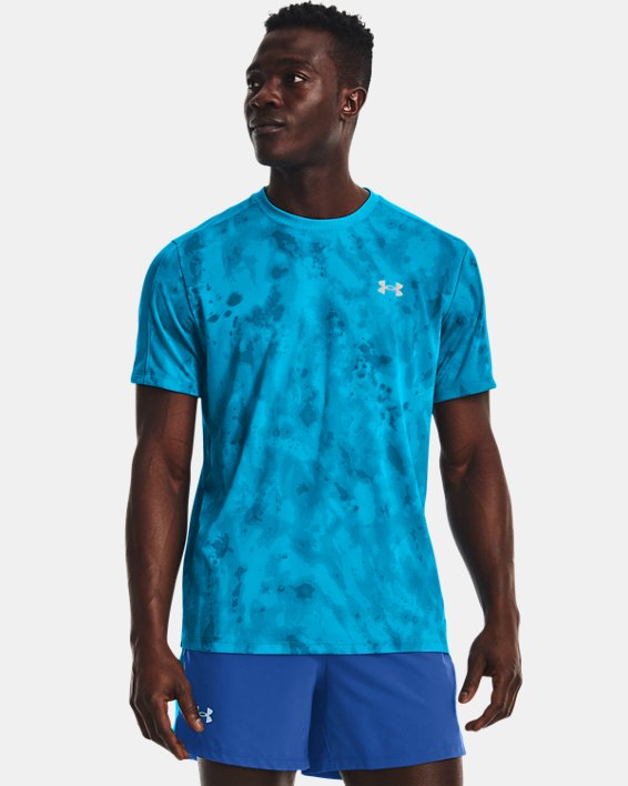 Men's UA Speed Stride Wash T-Shirt, Blue, pdpMainDesktop image number 0